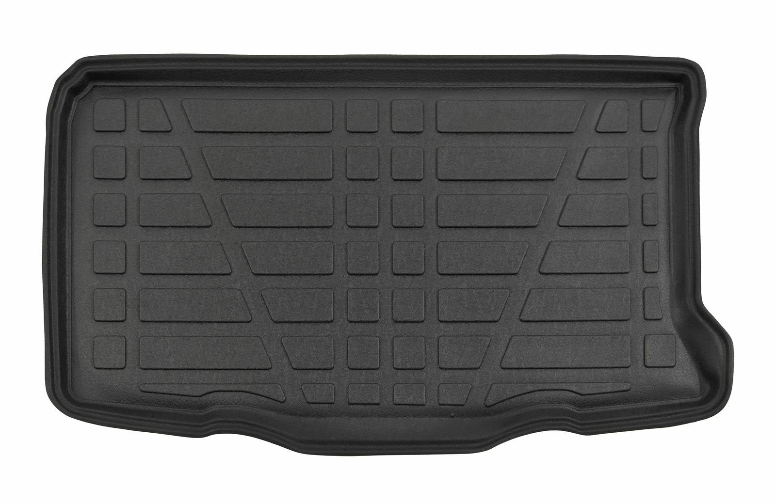 Frontaufnahme einer Kofferraumwanne für Fiat 500c.
