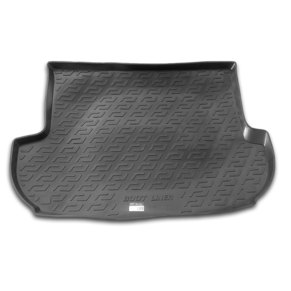 Frontaufnahme einer Kofferraumwanne für Hyundai Santa Fe II 2010.