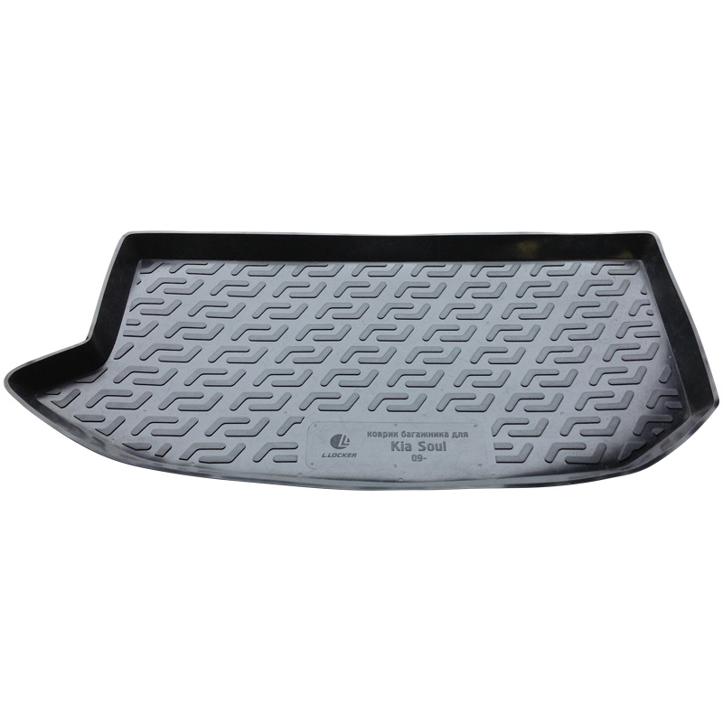 Frontaufnahme einer Kofferraumwanne für Kia Soul ab 2009.