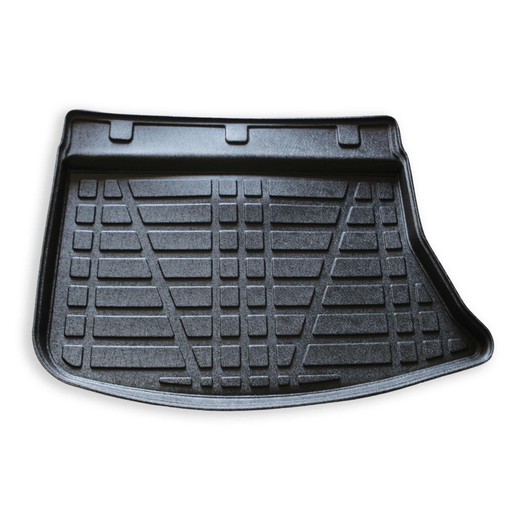 Frontaufnahme einer Kofferraumwanne für Hyundai i30 HB 08-11.