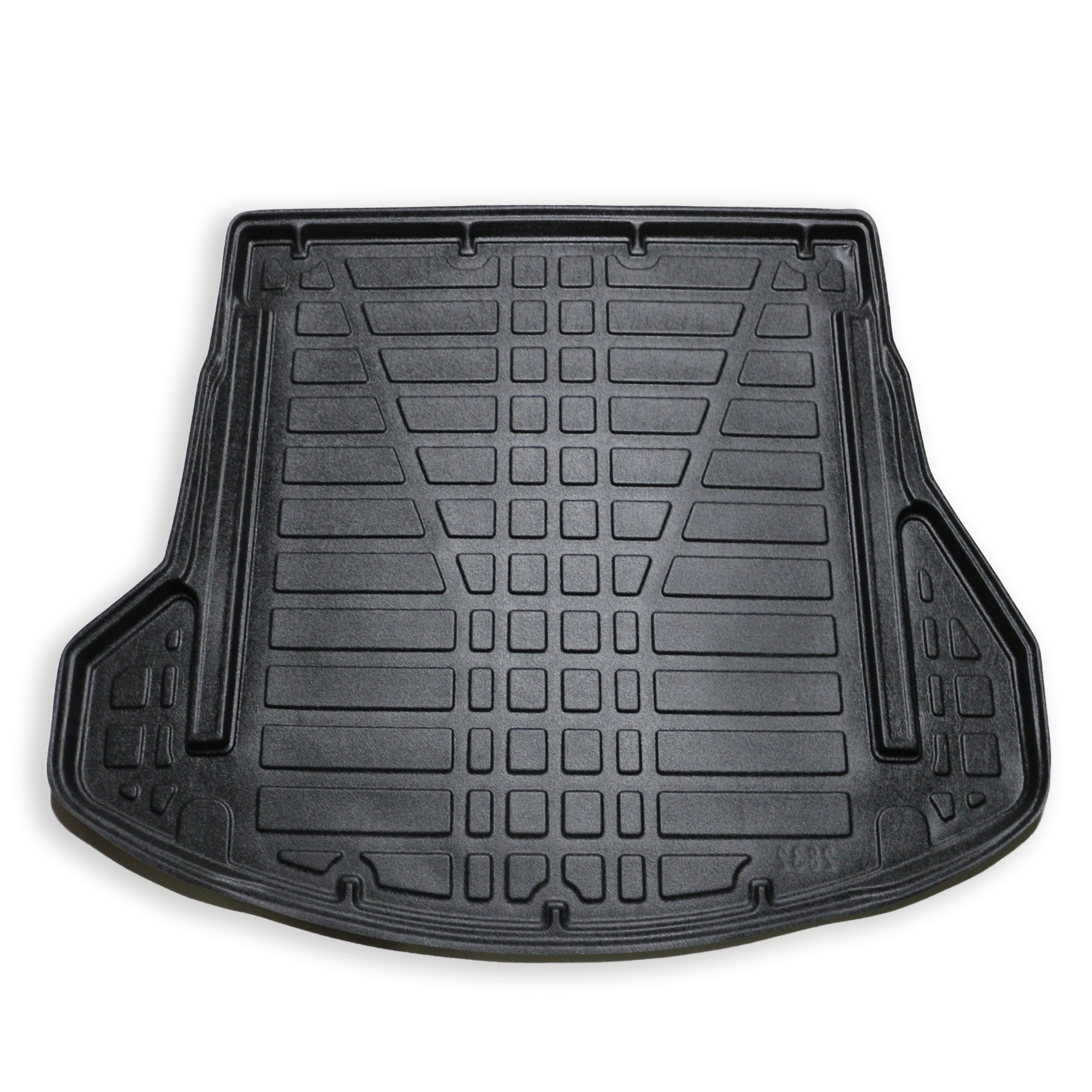Frontaufnahme einer Kofferraumwanne für Hyundai i30 CW 12-17.