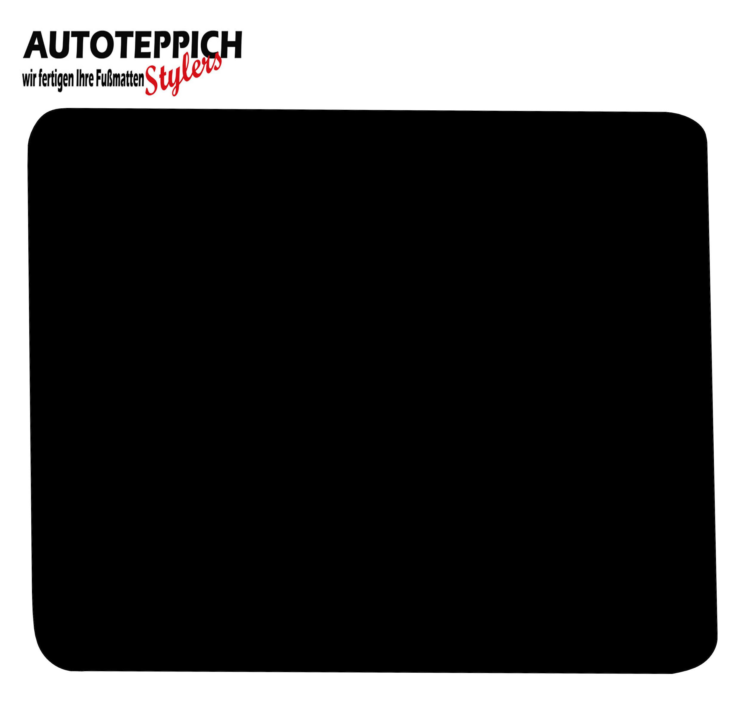 Eine Kofferraummatte für Opel Astra H Twin Top in schwarz