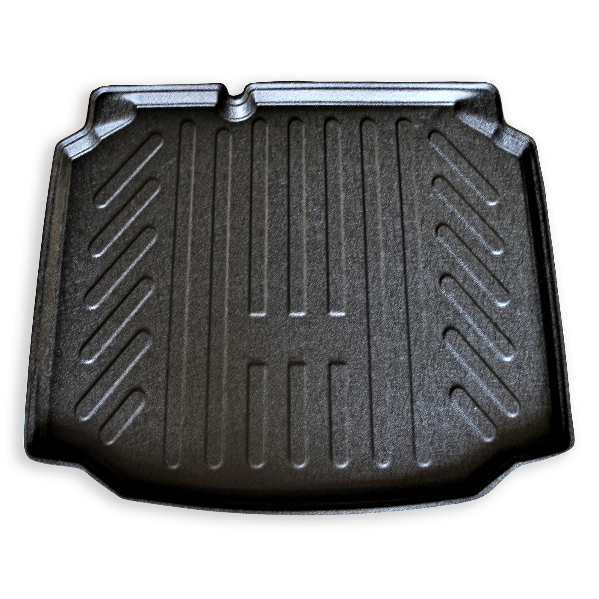 Frontaufnahme einer Kofferraumwanne für Seat Leon 3.