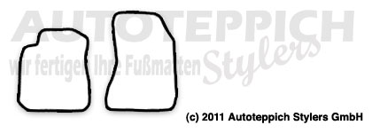 Das Schnittmuster für Fussmatten Alfa_Spider_Gen6_939_06-10