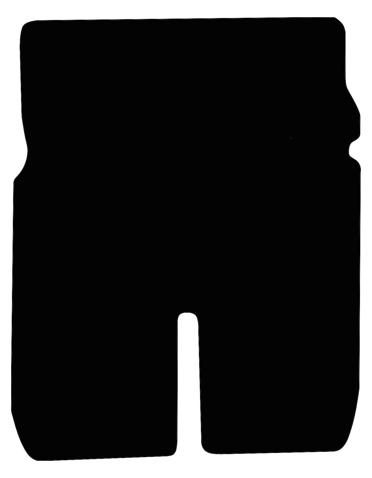 Eine Kofferraummatte für Opel Zafira A in schwarz.