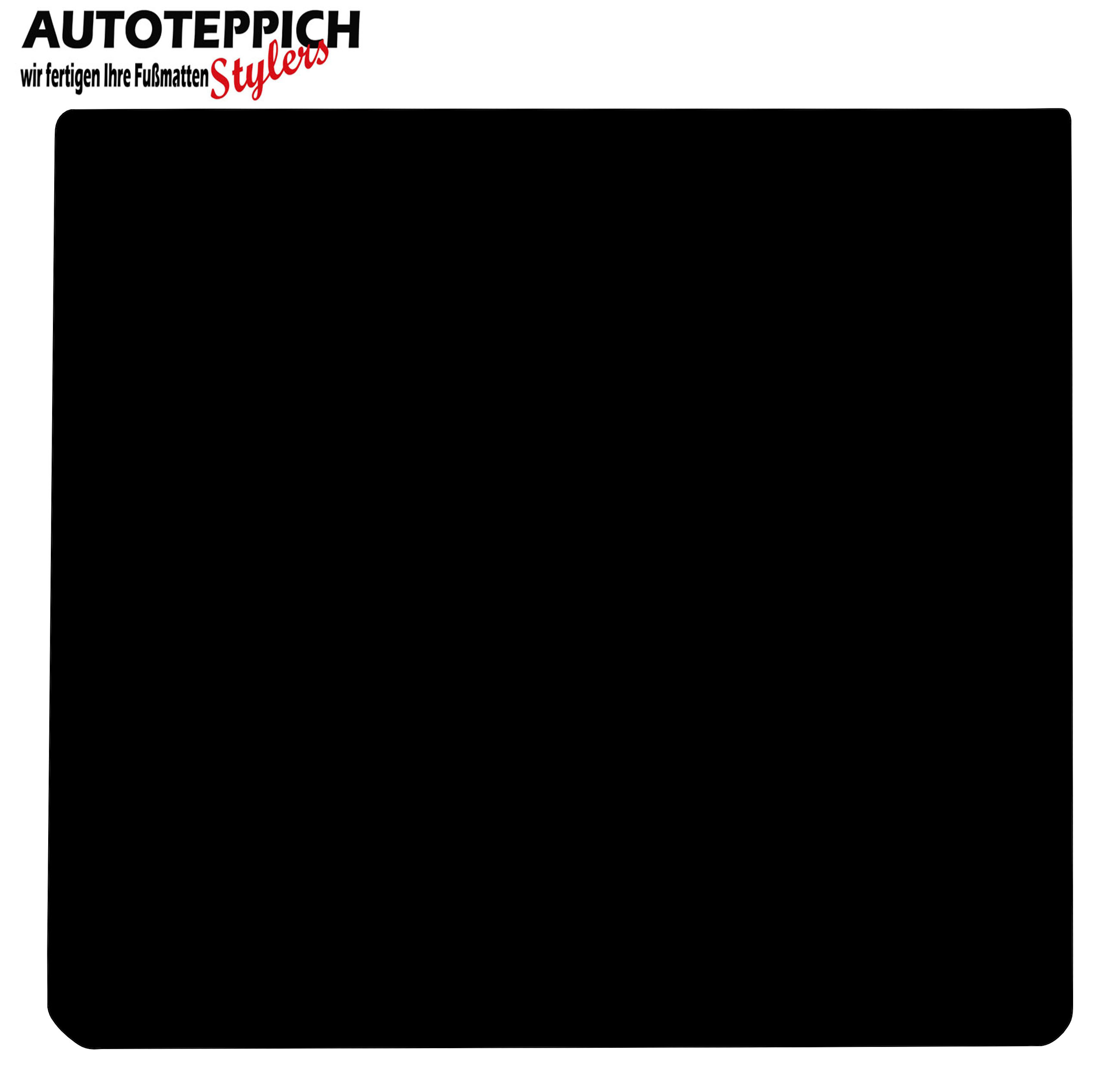 Eine Kofferraummatte für Opel Astra K Sportstourer in schwarz
